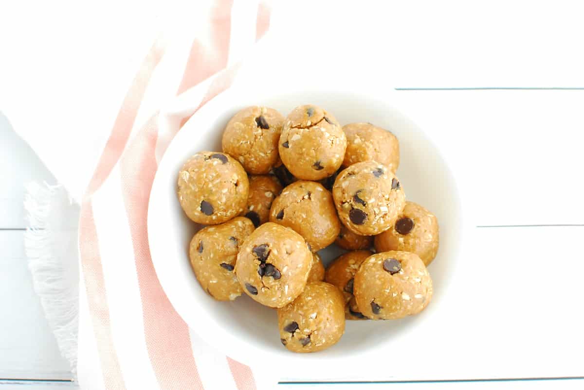 Peanut Butter Whiskey Balls - Cookie Dough and Oven Mitt