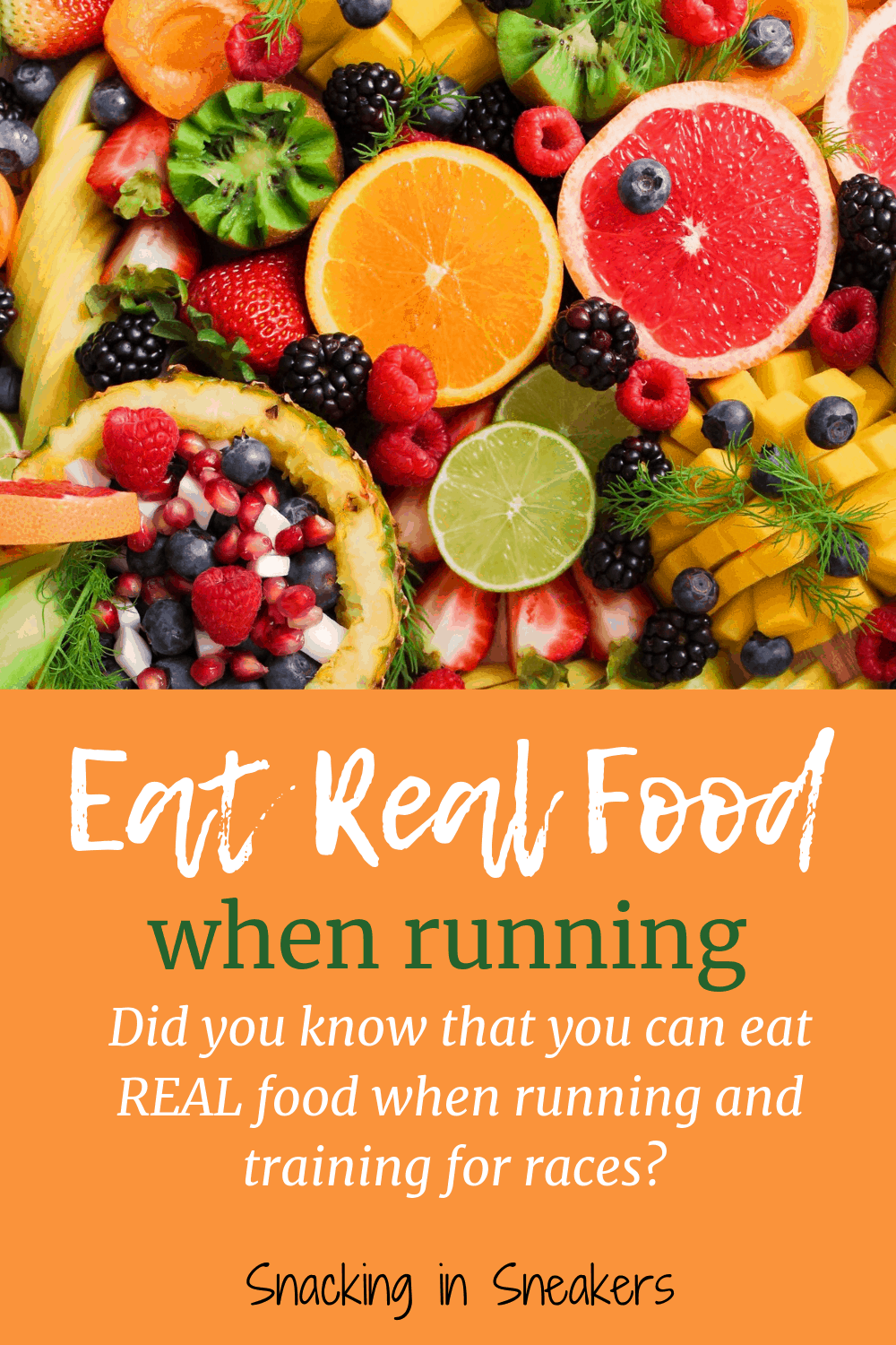 What To Eat While Running Is Real Food An Option Snacking In Sneakers 9558