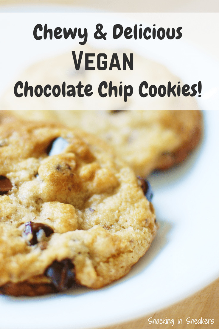 Dairy Free Chocolate Chip Cookies (They're Eggless Too!)