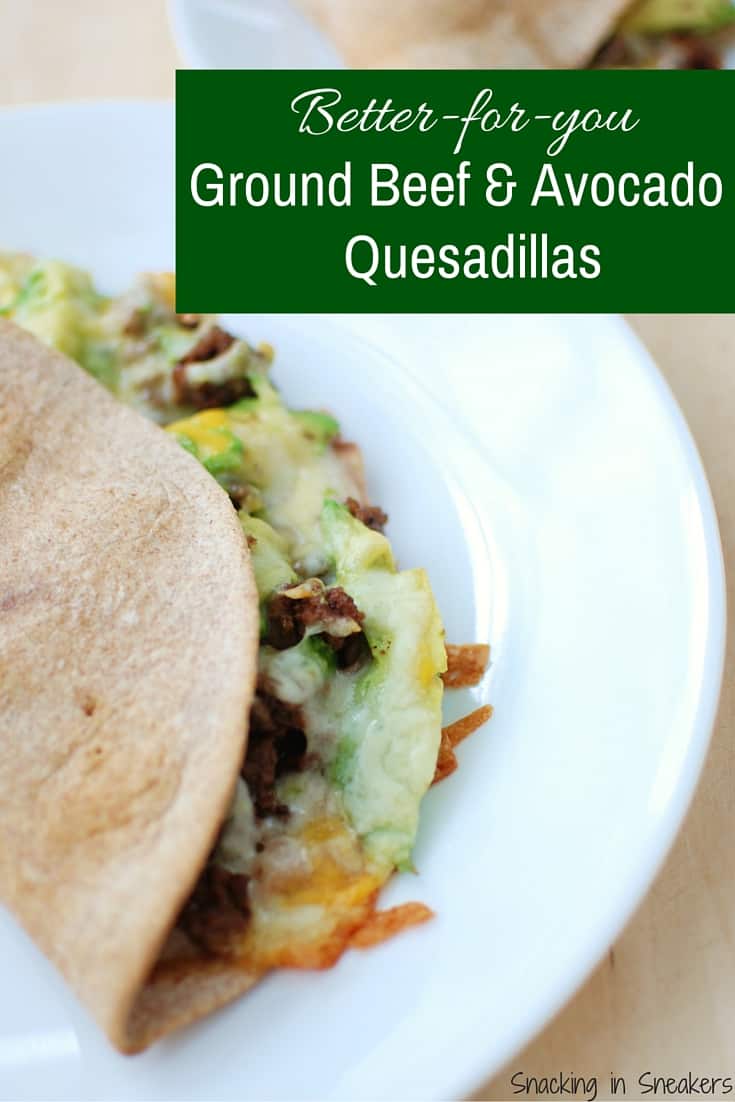 Ground Beef Quesadillas Snacking In Sneakers