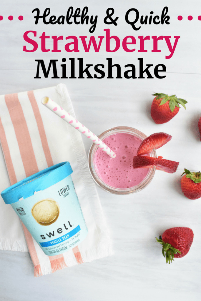 Healthy Strawberry Milkshake Snacking In Sneakers