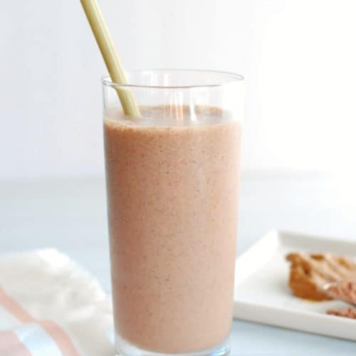 Antioxidant-Packed Cacao Smoothie with Banana and Almond Butter