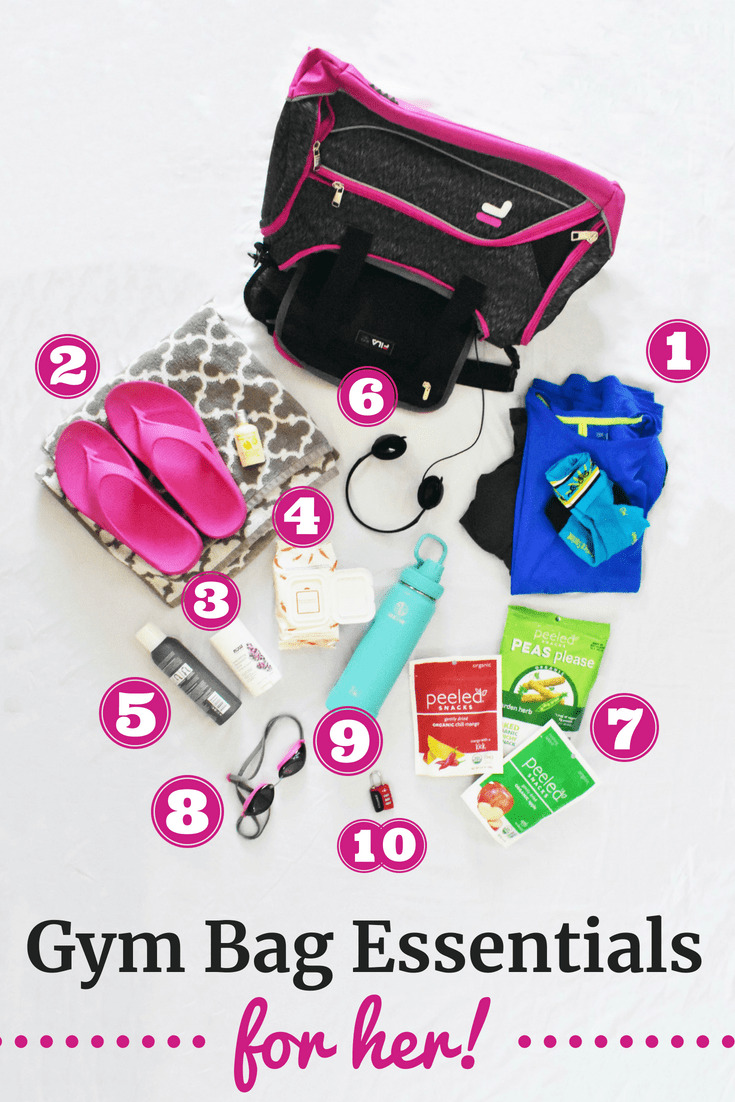 10 Gym Bag Essentials for Her! - Snacking in Sneakers