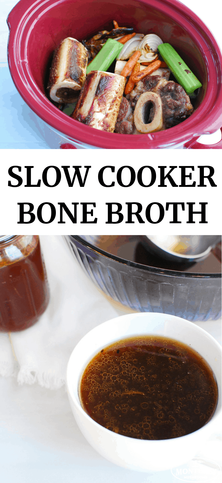 Slow Cooker Beef Bone Broth Recipe (+ Bone Broth Benefits and Facts!)