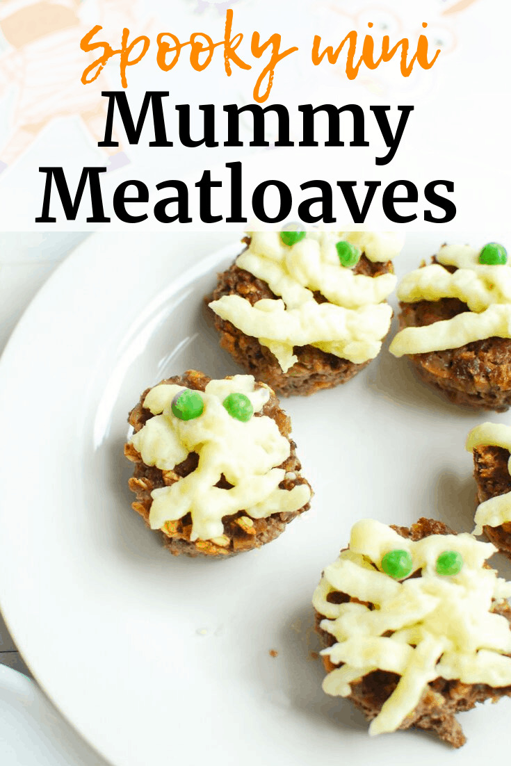 Mini Halloween Mummy Meatloaves Snacking In Sneakers