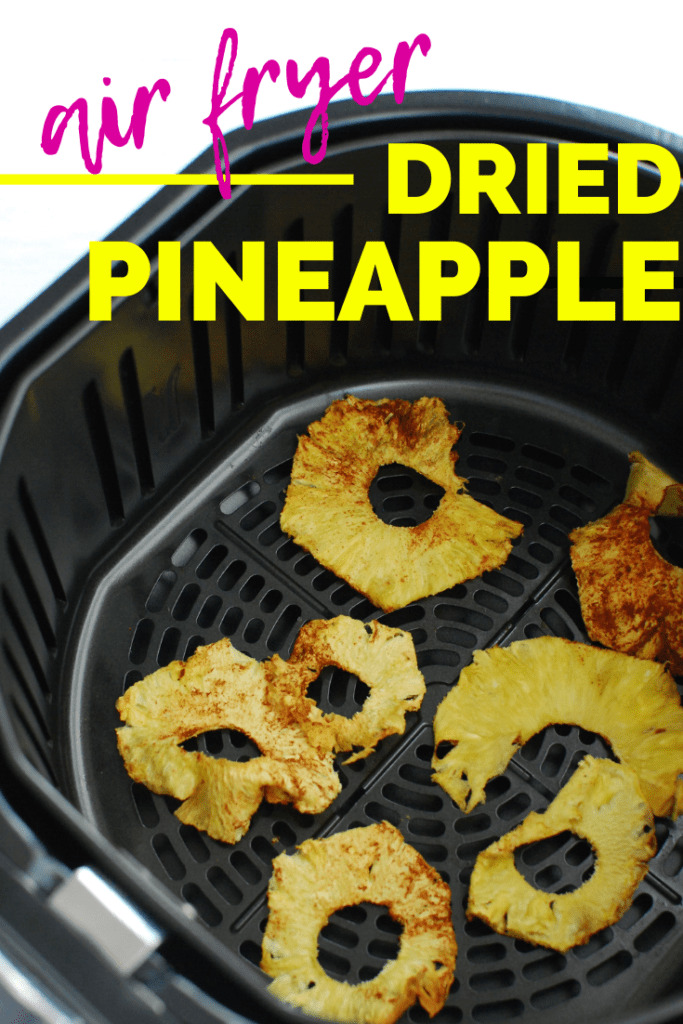 Air Fryer Dehydrated Pineapple Snacking in Sneakers