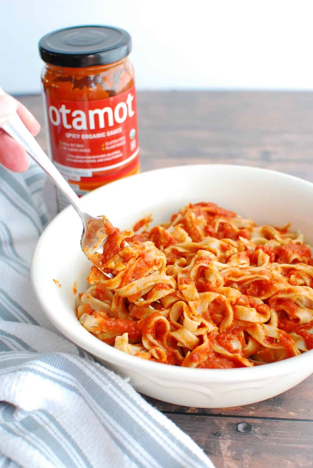 Homemade Sourdough Pasta with Spicy Sauce - Snacking in Sneakers