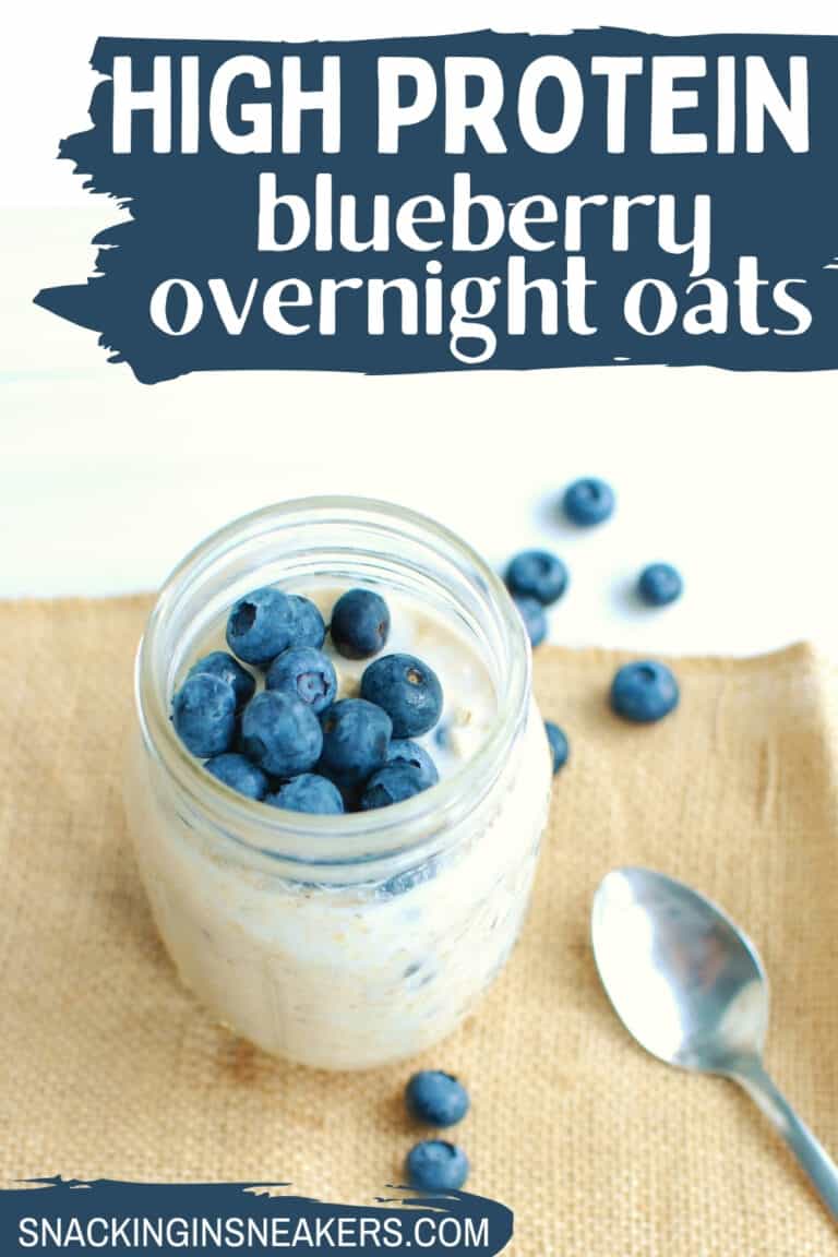 Blueberry High Protein Overnight Oats (No Protein Powder)