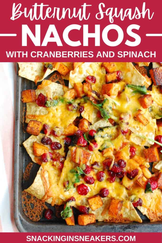 Sheet Pan Butternut Squash Nachos - Snacking in Sneakers