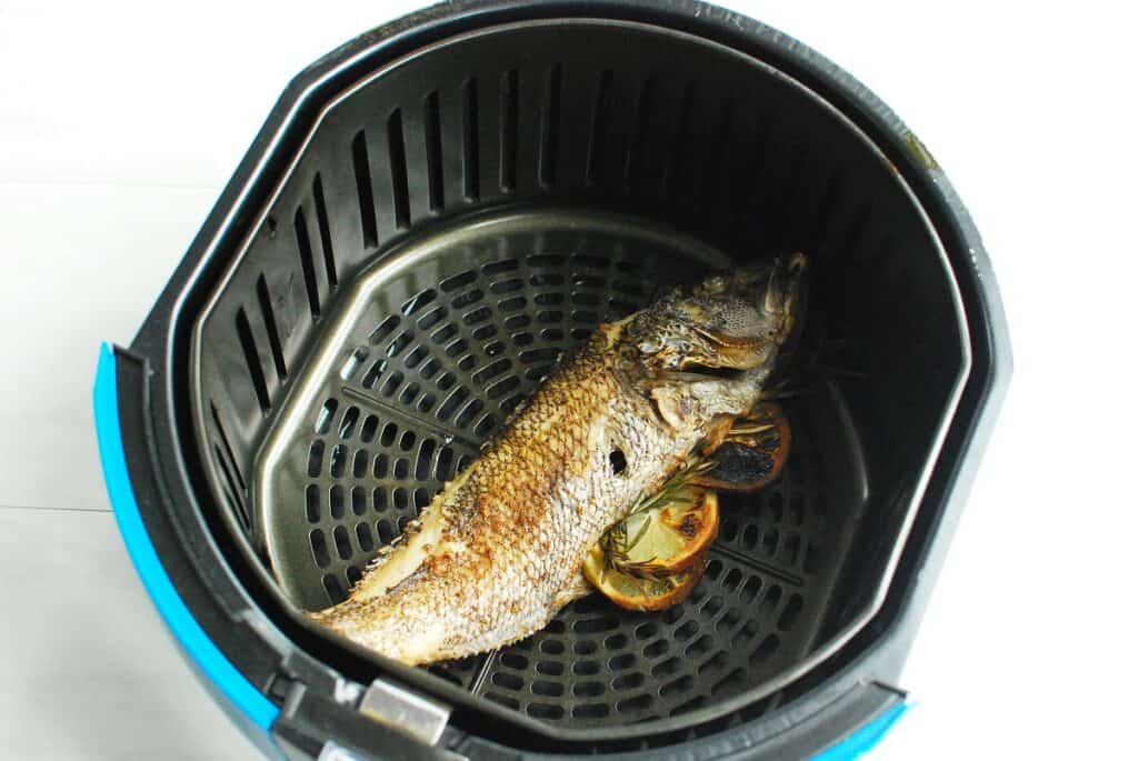 Air Fryer Whole Fish (Black Sea Bass) - Snacking in Sneakers